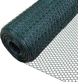 VOUNOT® Maschendrahtzaun Sechseckgeflecht,