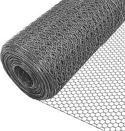 VOUNOT® Maschendrahtzaun Sechseckgeflecht,