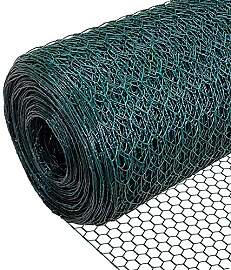 VOUNOT® Maschendrahtzaun Sechseckgeflecht,