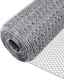 VOUNOT® Maschendrahtzaun Sechseckgeflecht,