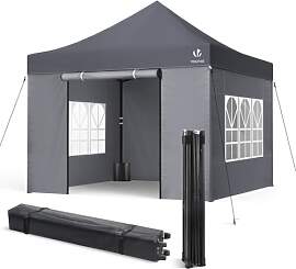 VOUNOT® Pavillon 3x3m Wasserdicht Stabil