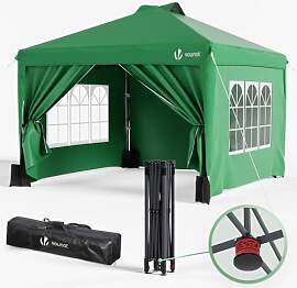 VOUNOT® Pavillon 3x3m Wasserdicht Stabil