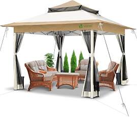VOUNOT® Pavillon Faltbar 3,6x3,6m, Pop Up
