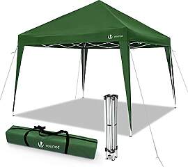 VOUNOT® Pavillon Faltbar 3x3m, mit 4 Sandsäcke,