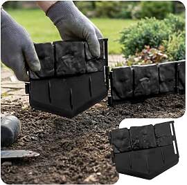 VOUNOT® Rasenkante Kunststoff 5,35 m –