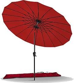 VOUNOT Shanghai Sonnenschirm 270 cm Rund mit