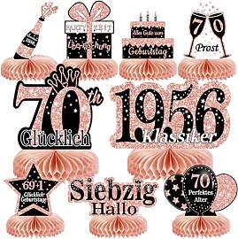 Voxisroma 70. Geburtstag Frauen 9 STK Roségold