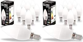 V-TAC 10x LED Glühbirne E14 Kerze - 4,5W
