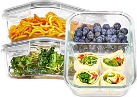 Vtopmart 3Pack 975ml Meal Prep Boxen,