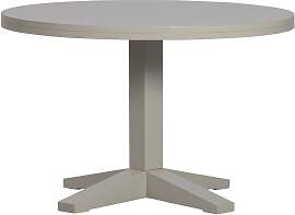 VTWonen Runder Tisch aus Mangoholz weiss, 5