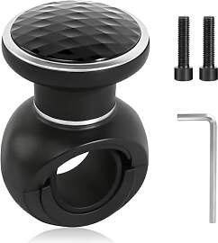 VUTYNKO Lenkradknauf Spinner Schwarz, Lenkradknauf 