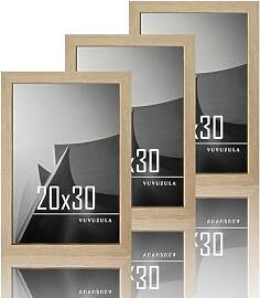 VUVUZULA Bilderrahmen 20x30cm Holz Fotorahmen 8x12 