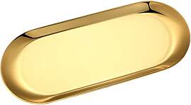 Vwoqiy Goldener Teller Tablett, Edelstahl
