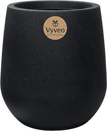 Vyveo - Blumentopf Amari - 27x30 - Schwarz -