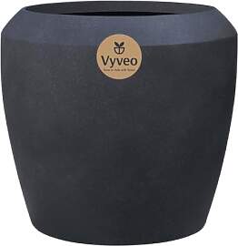 Vyveo - Blumentopf Liora - 34x31 - Schwarz -