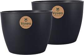 Vyveo - Blumentopf Lunda - 2er-Set - 14x10 -