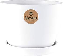 Vyveo - Blumentopf Lunda mit Untersetzer - 14x10 - 