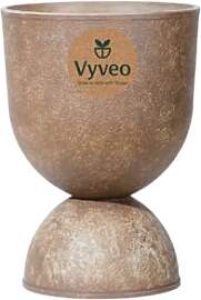 Vyveo - Blumentopf Muse - 27x39 - Braun -