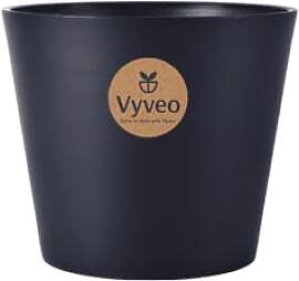 Vyveo - Blumentopf Norden - 15x13 - Schwarz -