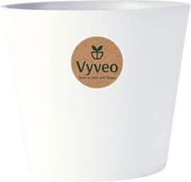 Vyveo - Blumentopf Norden - 23x20 - Weiß -