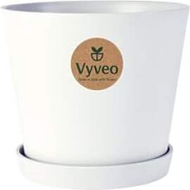 Vyveo - Blumentopf Norden mit Untersetzer - 17x15
