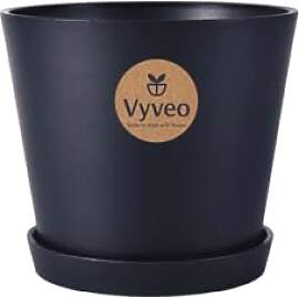 Vyveo - Blumentopf Norden mit Untersetzer - 23x20