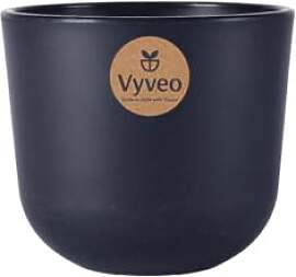 Vyveo - Blumentopf Soren - 13x12 - Schwarz -