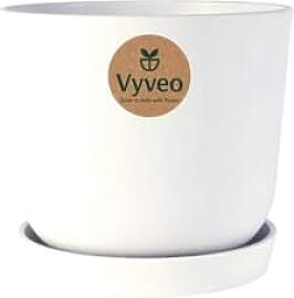 Vyveo - Blumentopf Soren mit Untersetzer - 19x17 - 