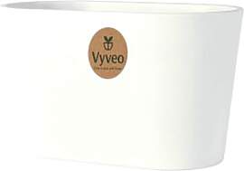 Vyveo - Blumentopf Varda - 18x10x11 - Weiß -