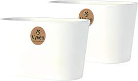 Vyveo - Blumentopf Varda - 2er-Set - 18x10x11 -