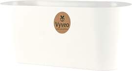 Vyveo - Blumentopf Varda - 32x13x14 - Weiß -