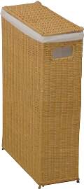 Wäschekorb, beige (natur), B:16cm H:59cm T:39cm,