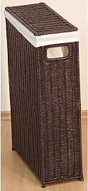 Wäschekorb, braun (dunkelbraun), B:16cm H:59cm