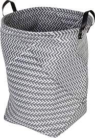 Wäschekorb MÖVE, grau, B:40cm H:50cm T:40cm,