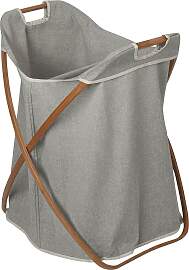 Wäschekorb MÖVE, grau, B:56cm H:66cm T:51cm,