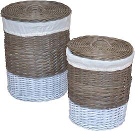 Wäschekorb MY HOME "aus Rattan, Höhe ca. 51 