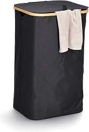 Wäschekorb ZELLER PRESENT, schwarz, B:34cm
