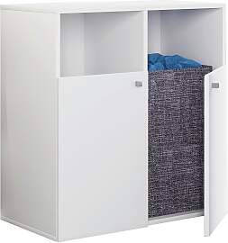 Wäscheschrank Klidas L Weiß