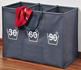Wäschesortierer KESPER, grau, B:75cm H:60cm