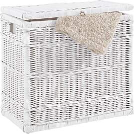 Wäschetruhe MY HOME "Duo", weiß,