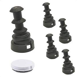 Wagner QuickClick® Stuhlgleiter wendbar Wollfilz