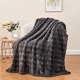 Wajade Kuscheldecke Flauschige Fleecedecke Winter