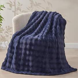 Wajade Kuscheldecke Flauschige Fleecedecke Winter