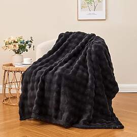 Wajade Kuscheldecke Flauschige Fleecedecke Winter