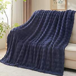 Wajade Kuscheldecke Flauschige Fleecedecke Winter