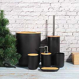 Wakects 6-Teiliges Badezimmerzubehör Set,