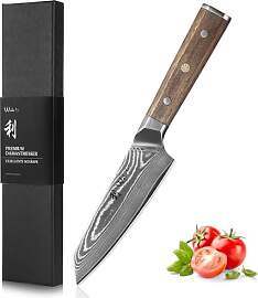 Wakoli Damastmesser Kiritsuke Küchenmesser mit 15 