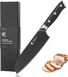 Wakoli Titanium Noir Santokumesser 18 cm aus