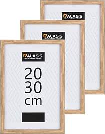 Walasis Bilderrahmen 20x30 Holz Rahmen: 3er Set