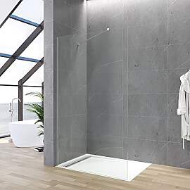 Walk-in Dusche 90x200 cm Duschabtrennung Begehbare 